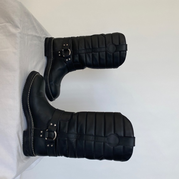 Chanel Quilted Leather Star Harness Biker Boot - Picture 4 of 7